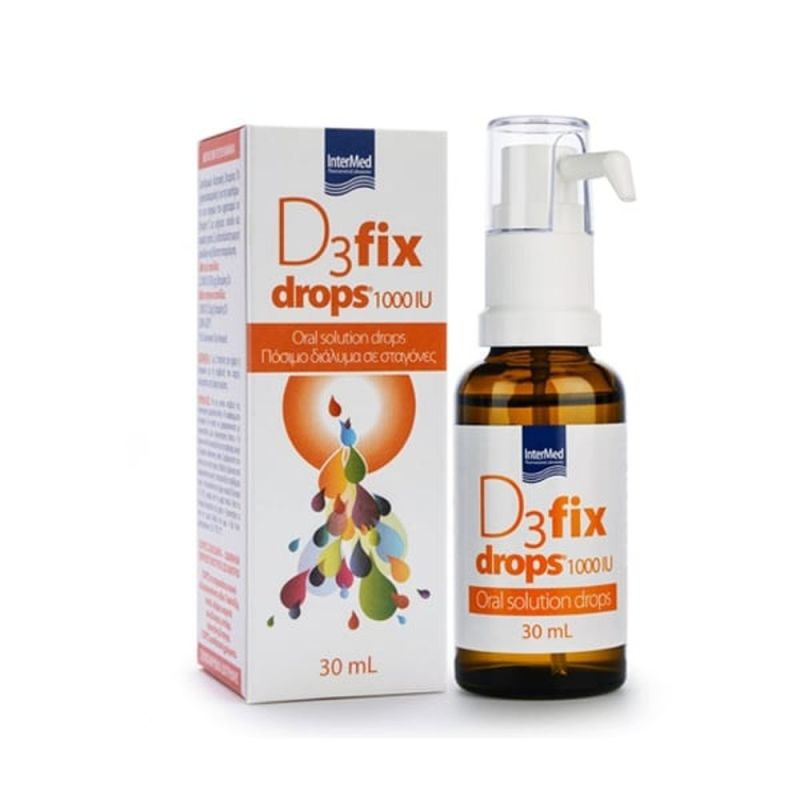 Φωτογραφία από Intermed D3 Fix Drops 1000iu 30ml