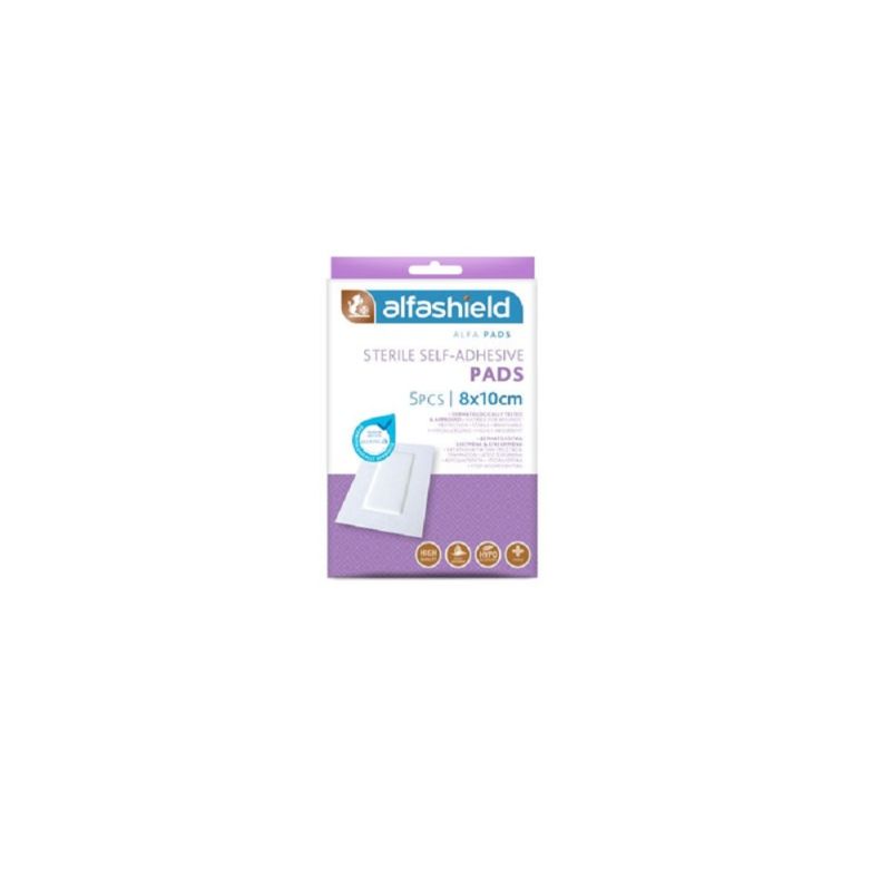 Φωτογραφία από Karabinis AlfaShield Sterile Self-Adhesive Pads 8x10cm 5Τεμάχια