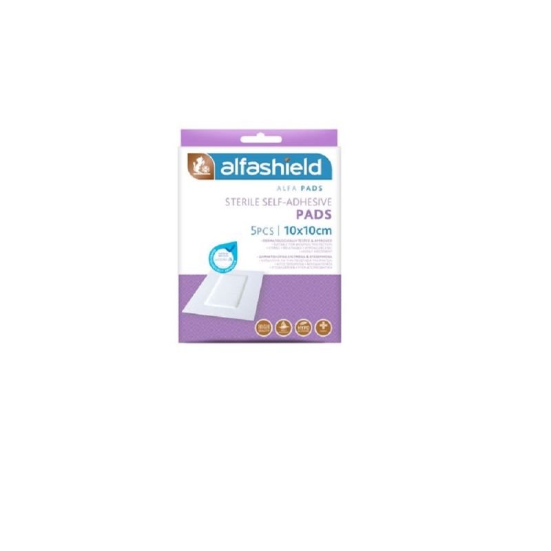 Φωτογραφία από Karabinis AlfaShield Sterile Self-Adhesive Pads 10x10cm 5Τεμάχια