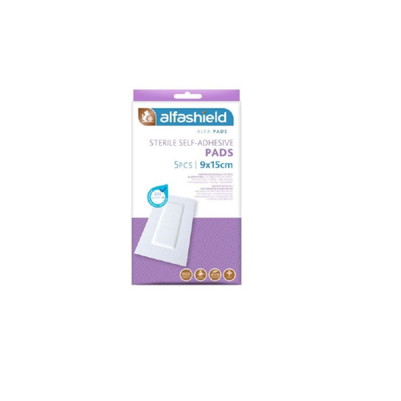 Φωτογραφία από Karabinis AlfaShield Sterile Self-Adhesive Pads 9x15cm 5Τεμάχια