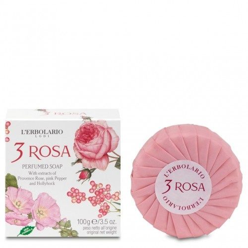 Φωτογραφία από L’Erbolario 3 Rosa Sapone Profumato 100g