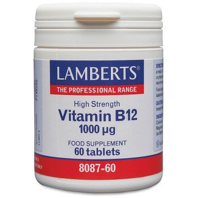 Φωτογραφία από Lamberts B12 1000mg (Methylcobalamin) 60Ταμπλέτες