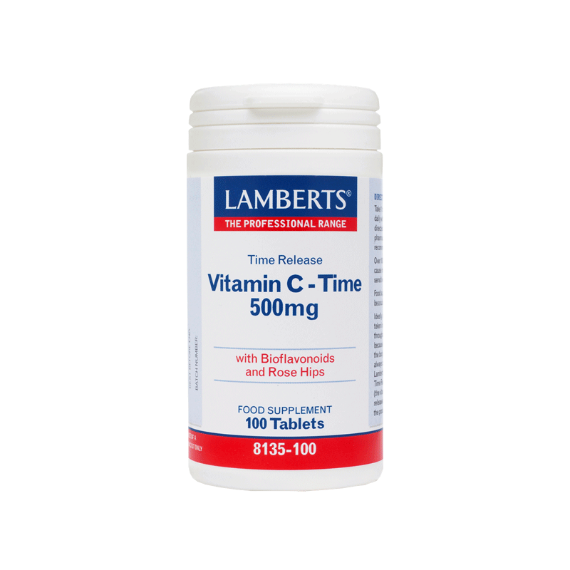 Φωτογραφία από Lamberts Vitamin C 500mg Time Release 100Ταμπλέτες