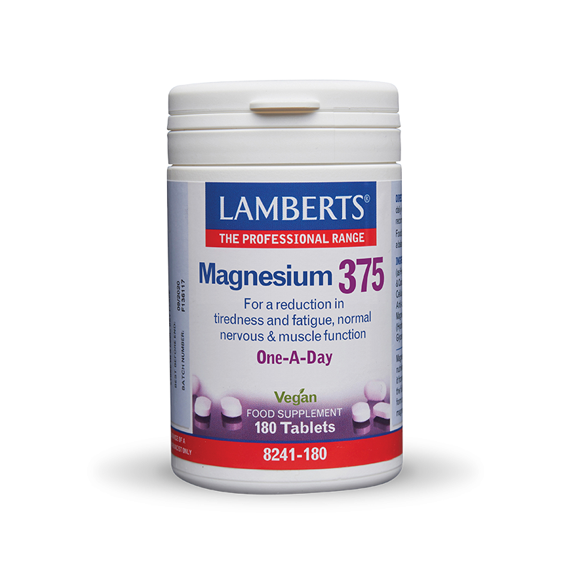 Φωτογραφία από Lamberts Magnesium 375mg 180Ταμπλέτες