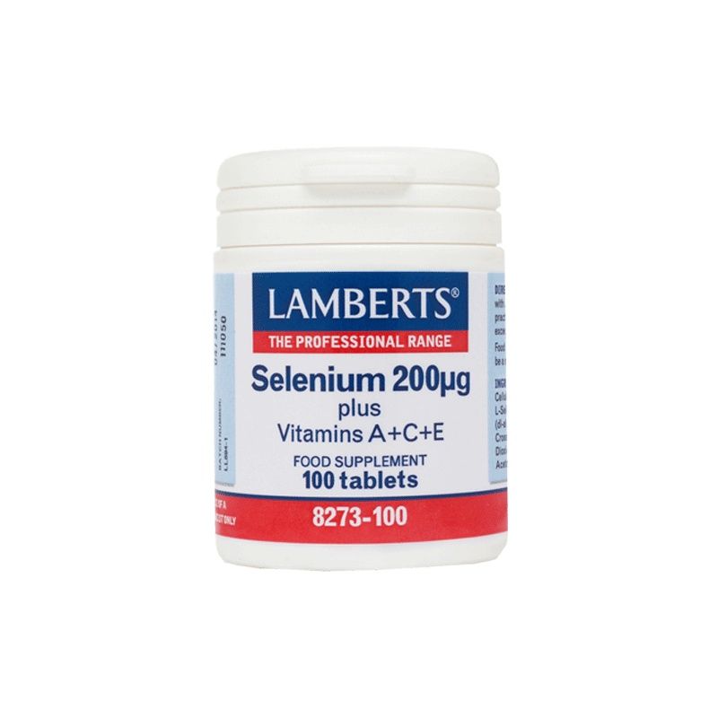 Φωτογραφία από Lamberts Selenium 200μg Plus Vitamins A+C+E 100Tαμπλέτες