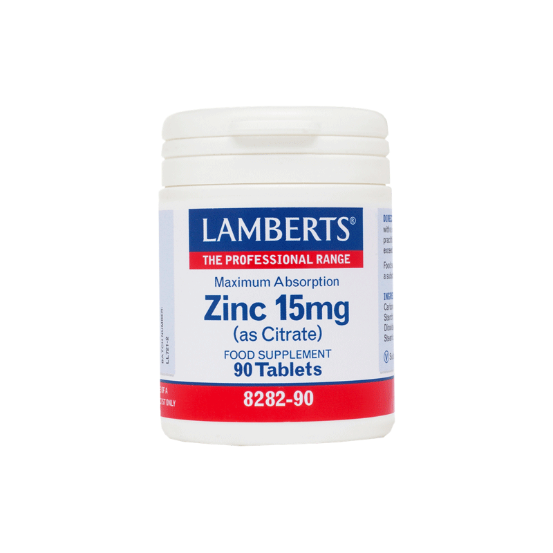 Φωτογραφία από Lamberts Zinc Citrate 15mg 90Ταμπλέτες