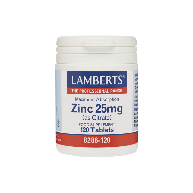 Φωτογραφία από Lamberts Zinc Citrate 25mg 120Ταμπλέτες