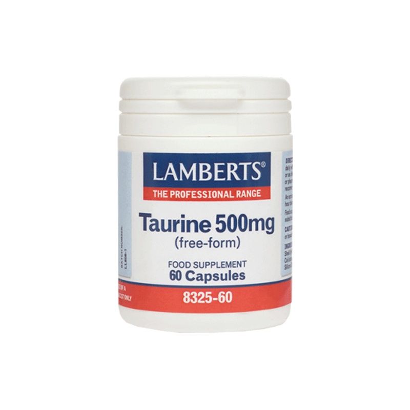 Φωτογραφία από Lamberts Taurine 500mg 60Κάψουλες                               