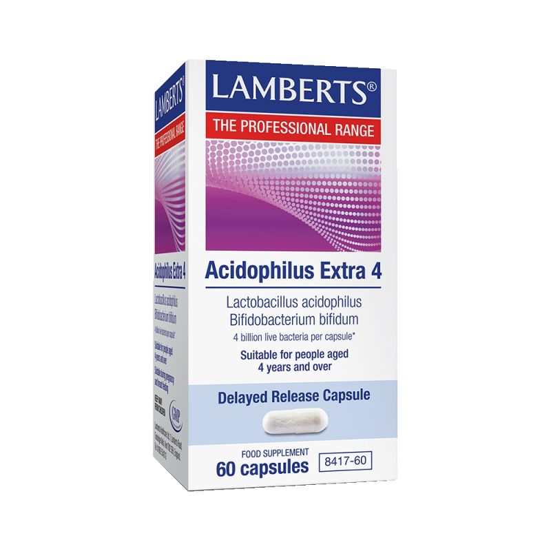 Φωτογραφία από Lamberts Acidophilus Extra 4 60Κάψουλες