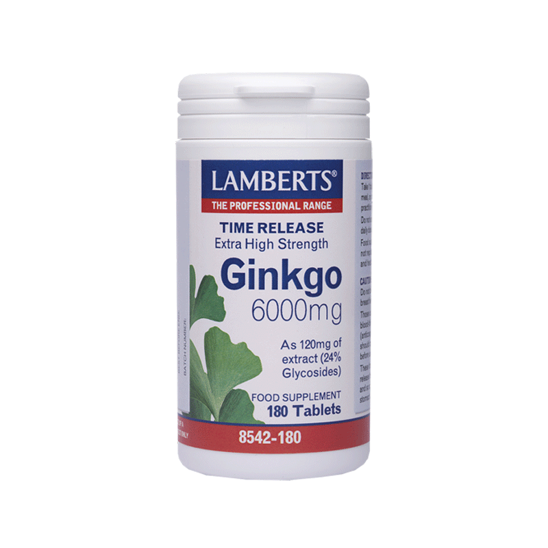 Φωτογραφία από Lamberts Ginkgo 6000mg 180Ταμπλέτες                                    