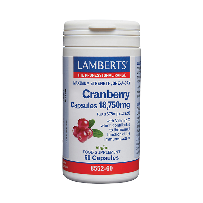 Φωτογραφία από Lamberts Cranberry 18,750mg 60Ταμπλέτες