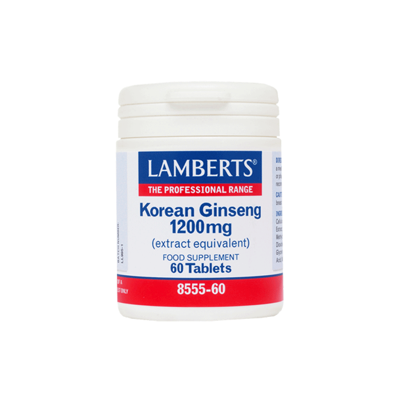 Φωτογραφία από Lamberts Korean Ginseng 1200mg 60Ταμπλέτες