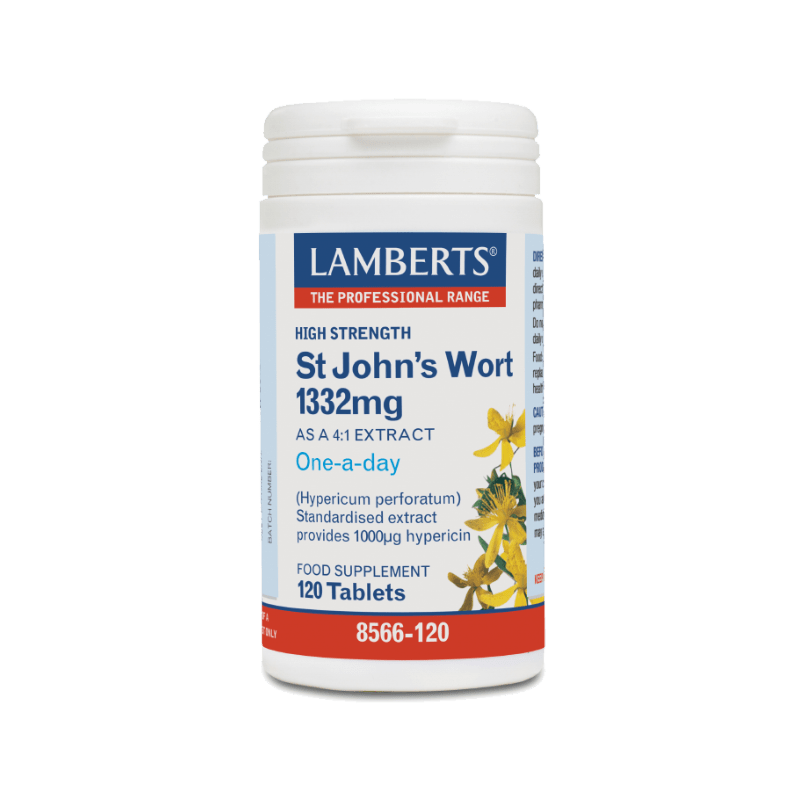 Φωτογραφία από Lamberts St John’s Wort 1322mg 120Ταμπλέτες