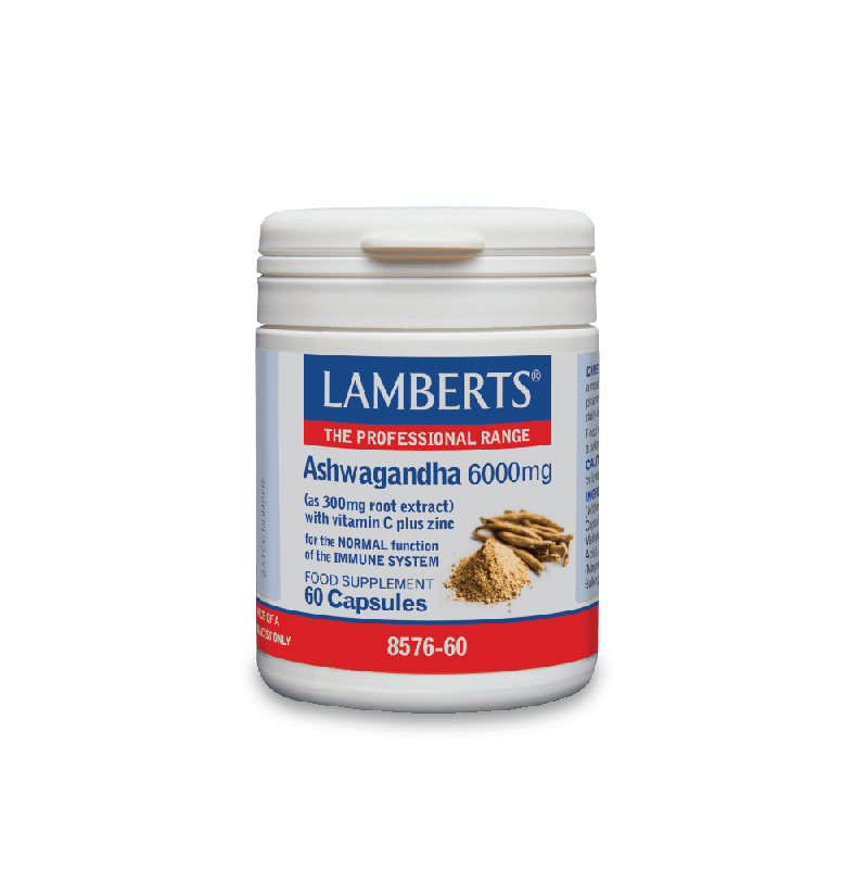 Φωτογραφία από Lamberts Ashwagandha 6000mg 60Κάψουλες