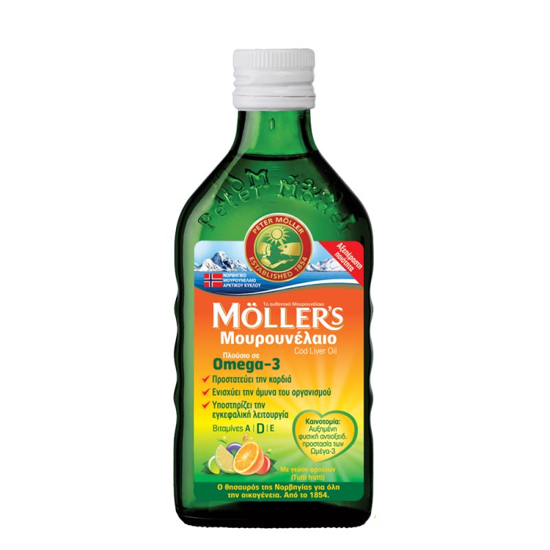 Φωτογραφία από Moller’s Cod Liver Oil Tutti Frutti 250ml