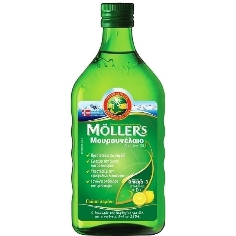 Φωτογραφία από Moller’s Cod Liver Oil Lemon 250ml