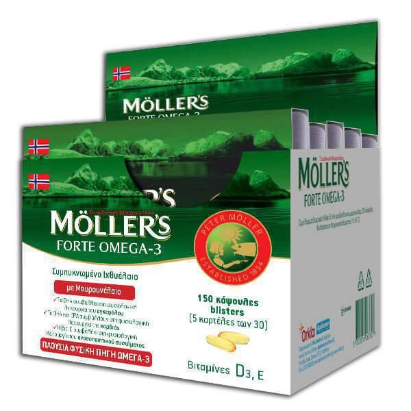 Φωτογραφία από Moller’s Forte Omega-3 150Κάψουλες