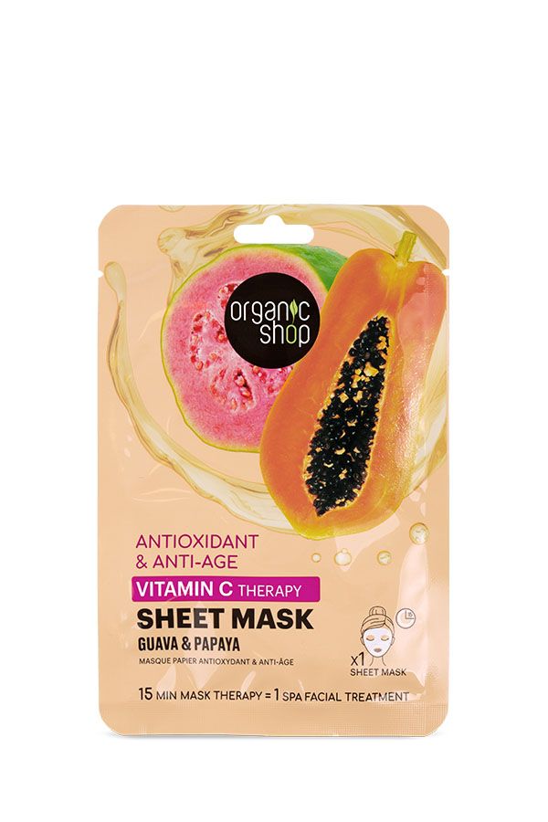 Φωτογραφία από Natura Siberica Organic Shop Antioxidant & Anti-Age Vitamin C Therapy Sheet Mask 25gr