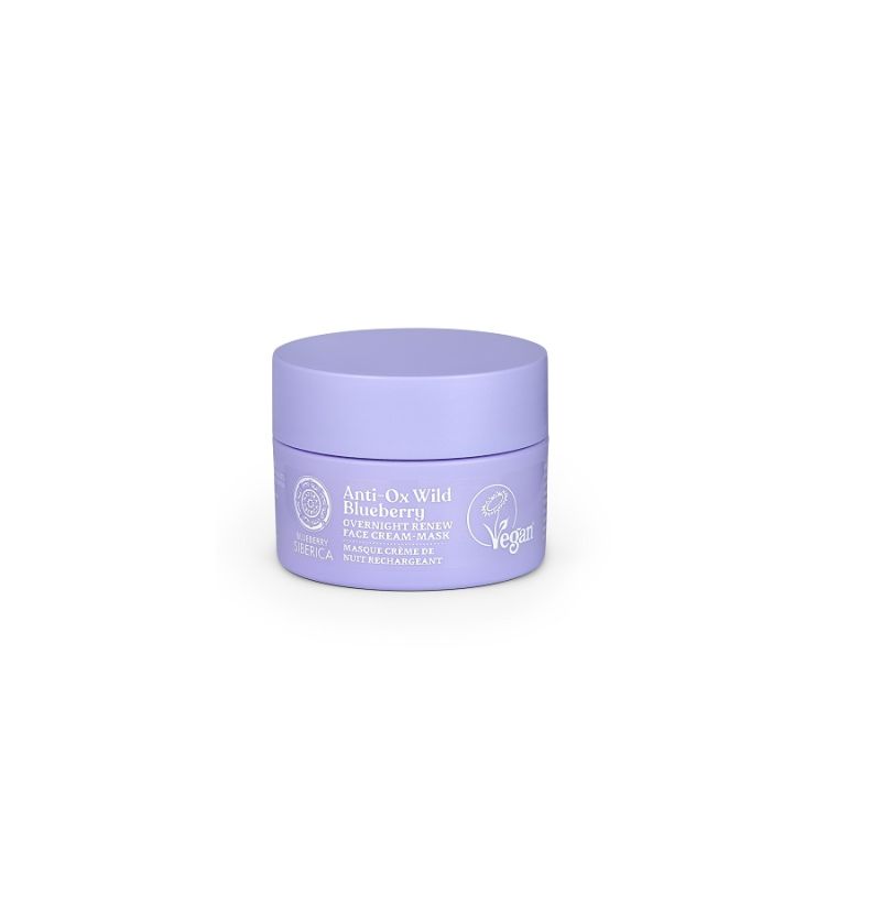 Φωτογραφία από Natura Siberica Anti Ox Wild Blueberry Overnight Renewing Face Cream Mask 50ml