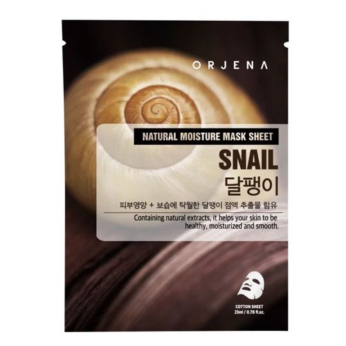 Φωτογραφία από Orjena Natural Moisture Snail Mask Sheet 23ml