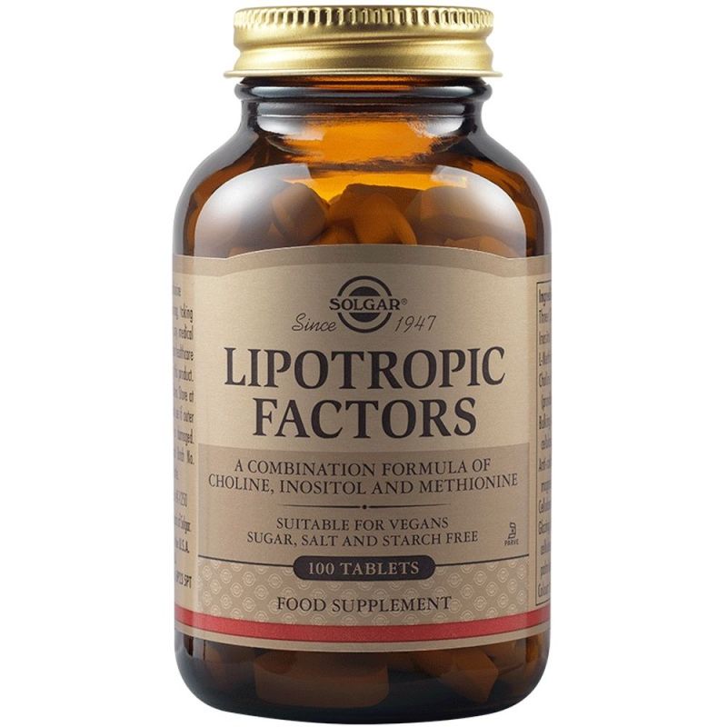 Φωτογραφία από Solgar Lipotropic Factors 100Ταμπλέτες