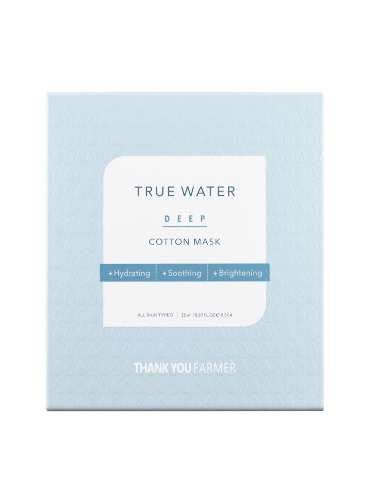 Φωτογραφία από Thank You Farmer True Water Deep Cotton Mask 25ml